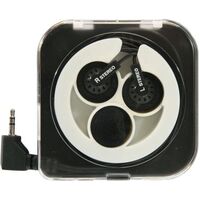 ECONOMICAL 2.5mm EARPHONE WITH REEL IN CASE 