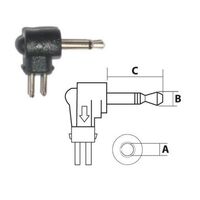 “R” PLUG PHONO R/A 