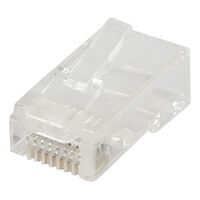 CAT6 EZ THROUGH TYPE ECONOMY CRIMP PLUG 