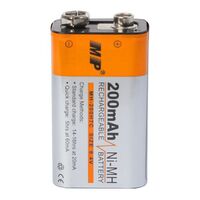 Ni-Mh Rechargeable Battery | Capacity: 200mAh | 9V | For Electronics | For Hobby | For Digital Camera