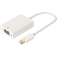 MINI-DISPLAYPORT TO VGA HD15F ADAPTOR 