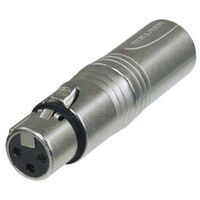 DMX 3 PIN FEMALE TO 5 PIN MALE 