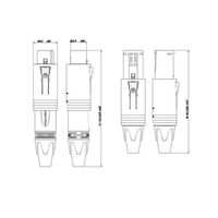 Neutrik XLR UNISEX CONNECTOR  spare part