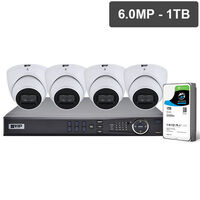 4 CHANNEL 6MP PRO AI IP KIT - VIP 