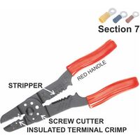 CRIMPING TOOL - INSULATED TERMINALS 