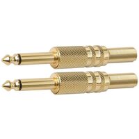Daichi 6.35mm MONO PLUG GOLD PAIR  spare part