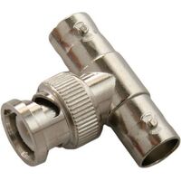 BNC PLUG TO 2X BNC SOCKET “T” ADAPTOR 