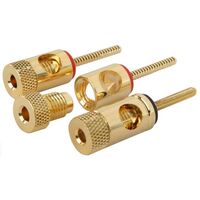 BANANA SOCKET/BINDING POST GOLD PLATED 