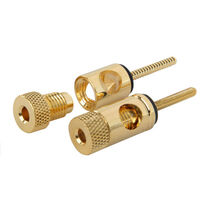 BANANA SOCKET/BINDING POST GOLD PLATED 