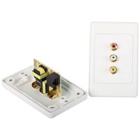 WALL PLATE AUDIO/VIDEO OVER CAT5 