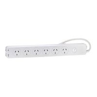 6 OUTLET POWERBOARD WITH RJ12 PROTECTION 