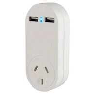 IN-LINE POWER OUTLET WITH USB SOCKETS X2 