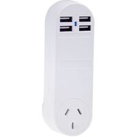 5W/20W USB & POWER THROUGH OUTLET 