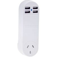 IN-LINE POWER OUTLET WITH USB SOCKETS 