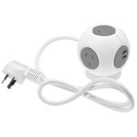 4 WAY POWER BLOCK WITH USB 2.1A 