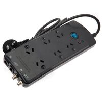 MULTI-MEDIA PROTECTED POWERBOARD 6-WAY 