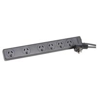 6 WAY POWER BOARD WITH 2x SPACED-SOCKETS 
