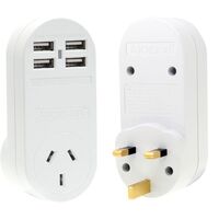OUTBOUND USB 3.1A TRAVEL ADAPTOR UK 