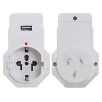 INBOUND USB TRAVEL ADAPTOR USA, EUROPE & ASIA 
