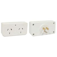 .DOUBLE OUTBOUND TRAVEL ADAPTOR USA 