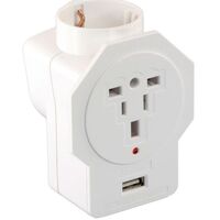 INBOUND TRAVEL ADAPTOR WITH USB 