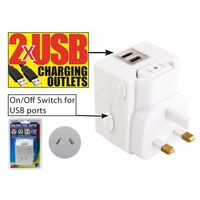 OUTBOUND UNIVERSAL ADAPTOR WITH USB 1A 