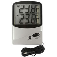 THERMOMETER WITH WIRED REMOTE SENSOR 