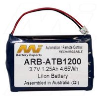 Li-Ion Automation & Control Control Replacement Battery | Capacity: 1.25Ah | 3.7V | For Ozroll ODS Control 10, Smartdrive Smart Control 10
