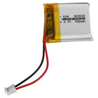 Li-Polymer Rechargeable Battery | Capacity: 700mAh | 3.7V | For GPS, PDA, Bluetooth, MP3, MP4 and more