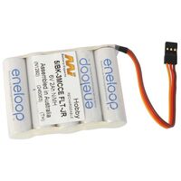 5X“AA” NiMH Batteries with “JR” plug | Capacity: 2Ah | 6V | For Hobby