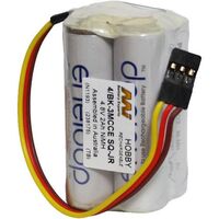 4X“AA” NiMH Batteries with Square “JR” plug | Capacity: 2000mAh | 4.8V | For Hobby