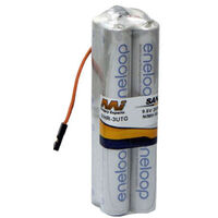 NiMH Batteries with Square “JR” plug | Capacity: 2000mAh | 9.6V | For Hobby