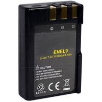 Li-Ion Replacement Battery Nikon ENEL9 | Capacity: 1.1Ah | 7.4V | For D40, D60, D3000, D6000  