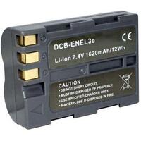 Li-Ion Replacement Battery Nikon ENEL3E | Capacity: 1.26Ah | 7.4V | For D50, D70, D100, D300s, DSLR-D700 
