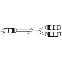 Daichi INSTALLER OFC 1x RCA PLUG TO 2x RCA SOCKETS  spare part