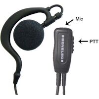 “H” EARPIECE & MICROPHONE PTT 