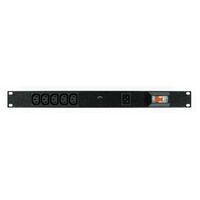 HORIZONTAL POWER RAIL 5x IEC C13 OUTLETS PDU - PROLINK PREMIUM 
