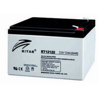 SLA UPS Battery Ritar | Capacity: 12Ah | 12V | Terminal: F2 | For UPS | For Emergency Lights | For Alarm System and more