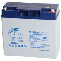 SLA Cyclic & Standby Battery Ritar | Capacity: 22Ah | 12V | Terminal: F13 | For UPS | For Emergency Lights | For Alarm System and more