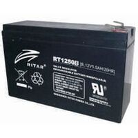 SLA UPS Battery Ritar | Capacity: 5Ah | 12V | Terminal: Spade 6.35mm | For UPS | For Emergency Lights | For Alarm System and more
