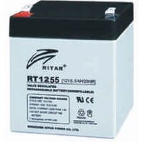 SLA Cyclic & Standby Battery Ritar | Capacity: 5.5Ah | 12V | Terminal: 	Spade 4.75mm | For UPS | For Emergency Lights | For Alarm System and more  