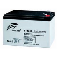 SLA Cyclic & Standby Battery Ritar | Capacity: 8Ah | 12V | Terminal: Spade 6.35mm | For UPS | For Emergency Lights | For Alarm System and more  