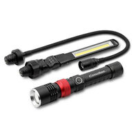 3 IN 1 RECHARGEABLE LED FLASHLIGHT KIT 
