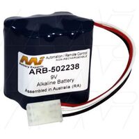 Alkaline Automation & Control Replacement Battery | 9V | For Kaba Ilco Unican 88490, MKERDL6AA, RDL6AA, EDL6A, Type D, HTL2, DL16  