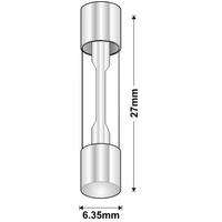 SFE Glass Fuse | Rating: 7.5 A | Dimensions: 6.35mm x 27mm