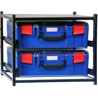 STORAGETEK FRAME WITH 2 LARGE CASES 