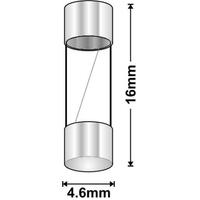SGB Glass Fuse | Rating: 1 A | Dimensions: 4.6mm x 16mm