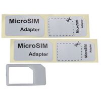 FULL SIZE SIM CARD TO MICRO SIM CARD ADAPTOR 
