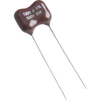 Silver Mica CAPACITOR | Value: 1000 pF | Tolerance: %5 | Pitch: 10mm | 500V | For Hobby | For PCB | For TV 