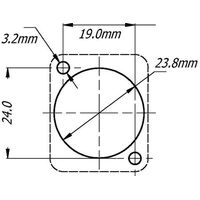 Amphenol SP LOUDSPEAKER CHASSIS SOCKET  spare part